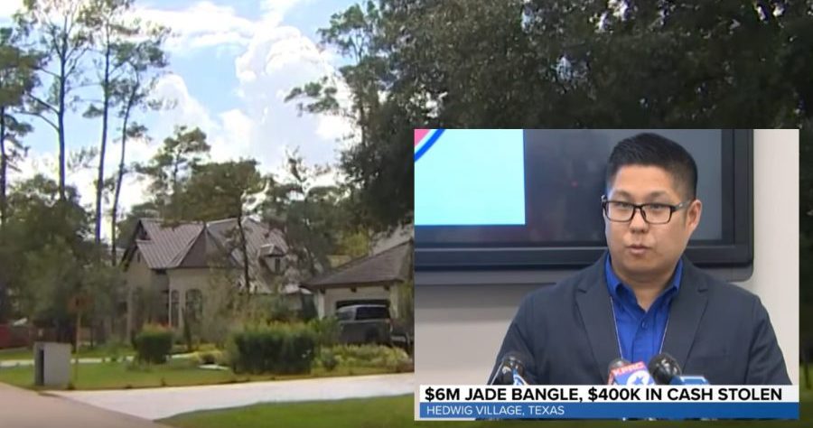 Robbers Steal $6 Million Jade Bangle, $400,000 in Cash from Home in Houston