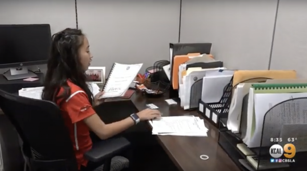 Vivan Yee may only be 14-years-old but she's already thriving at Pierce College in Woodland Hills, California as the president of the Associated Students Organization.