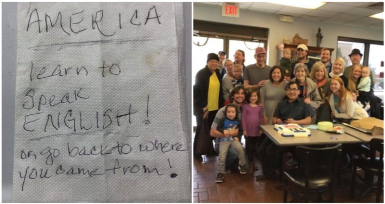 Family-Owned Thai Restaurant in Texas Gets Racist ‘Speak English’ Note From Customer