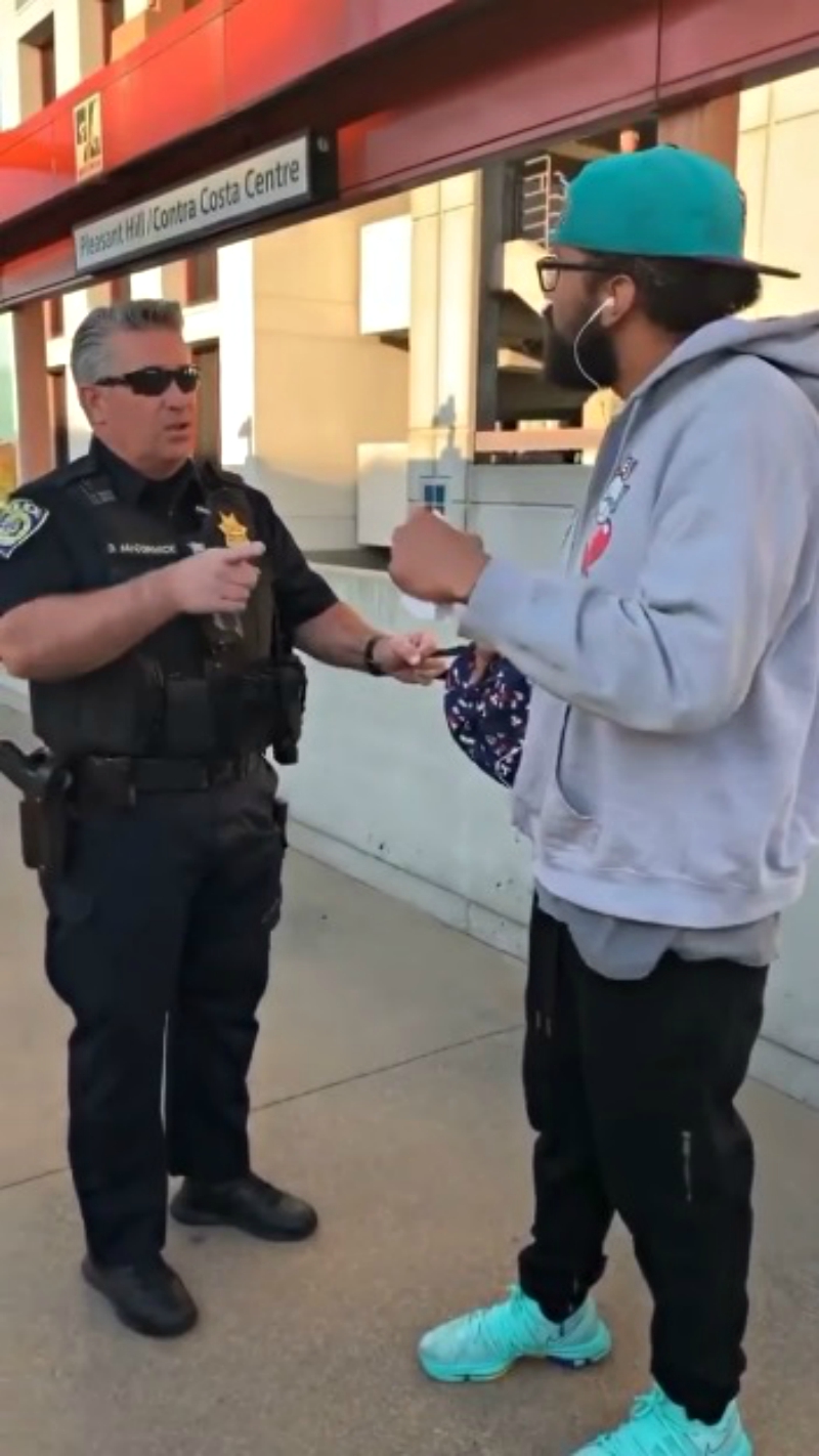 Amber Liu apologized for the remarks she made about a man confronted by a police officer for eating a sandwich on a train platform in San Francisco.