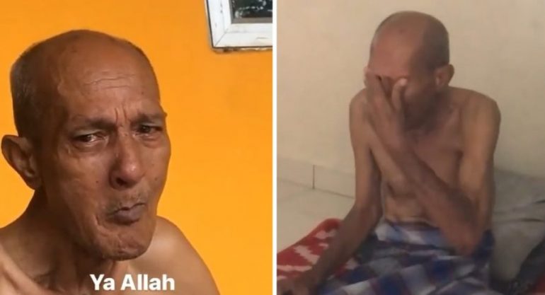 Grandpa Begins to Cry When Granddaughter Leaves After a Short Visit