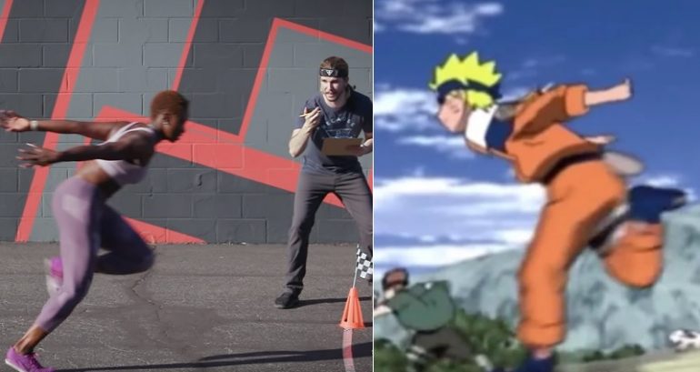 Olympic Sprinter Reveals the ‘Naruto Run’ is Slower and More Dangerous Than Regular Running