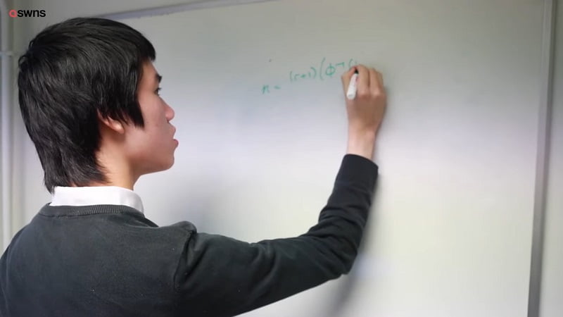 The student, who is known by his friends as Pok, received a first-class honors degree in maths from Open University at just the age of 13.