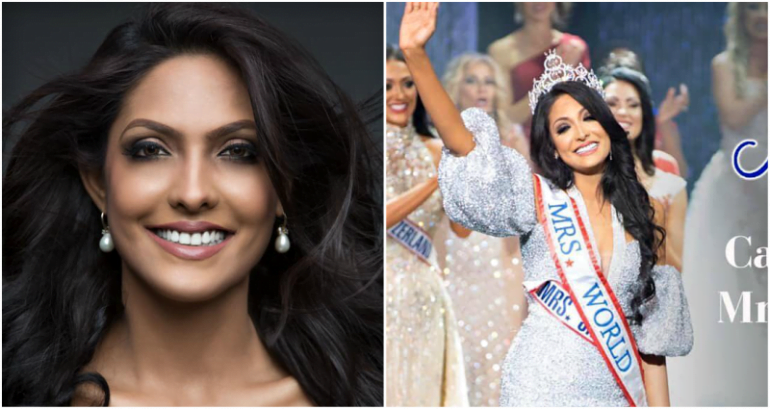 Sri Lankan Caroline Jurie Crowned Mrs. World 2020
