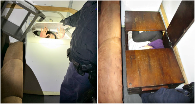Chinese Migrants Caught Trying to Enter the U.S. Hiding in Washing Machines, Furniture