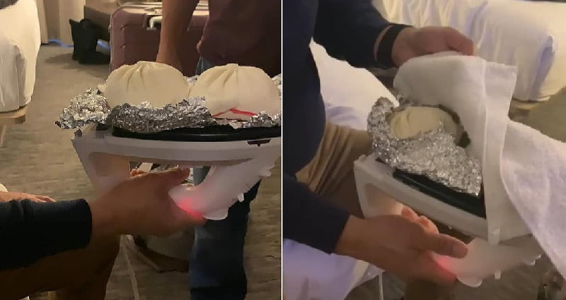 Heating Baos with an Iron in a Hotel Room is the Ultimate Asian Life Hack