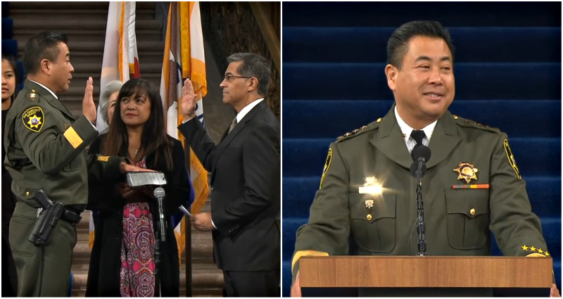 California Swears in the First Asian American Sheriff