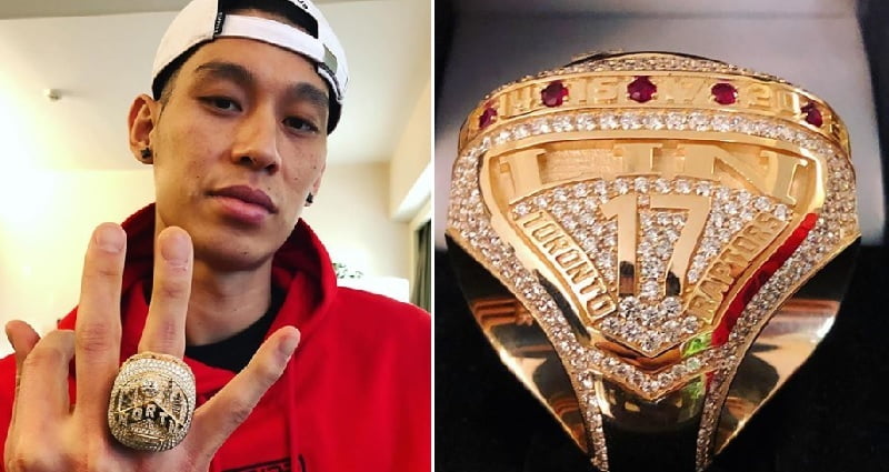 Jeremy Lin 林書豪 on Instagram: Uhhhh lollll. Finally got my @raptors  championship ring to Beijing and this things fatttt!! FAT! Thank you to  Toronto and all the fans who made last year
