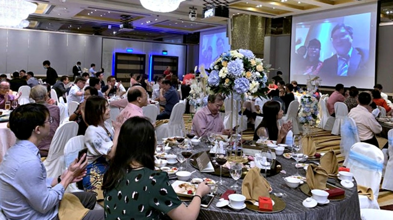 A Singapore couple who recently went on a trip to China decided to push through their wedding upon coming back home