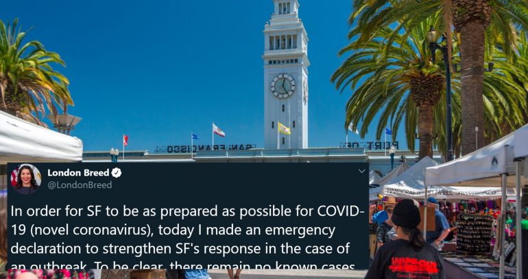 San Francisco Declares State of Emergency to Fight Spread of COVID-19