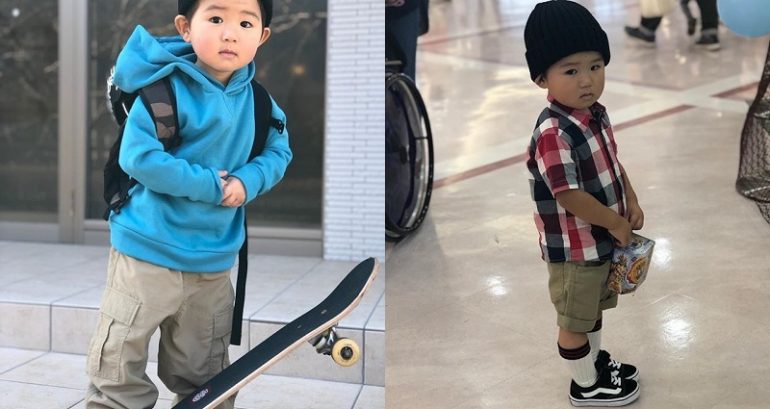 Japanese Toddler Stuns the Internet With Epic Skateboarding Skills