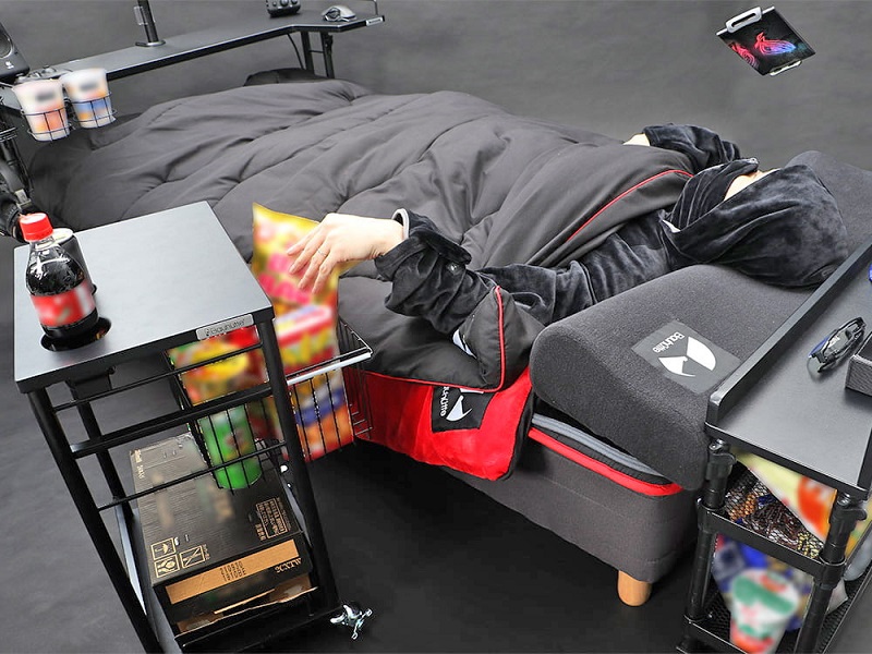New Japanese Gaming Bed Proves Humanity Has Peaked
