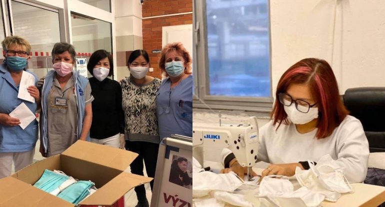 Viet Families in Czech Republic Band Together to Sew Face Masks During Shortage
