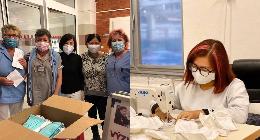 Viet Families in Czech Republic Band Together to Sew Face Masks During Shortage