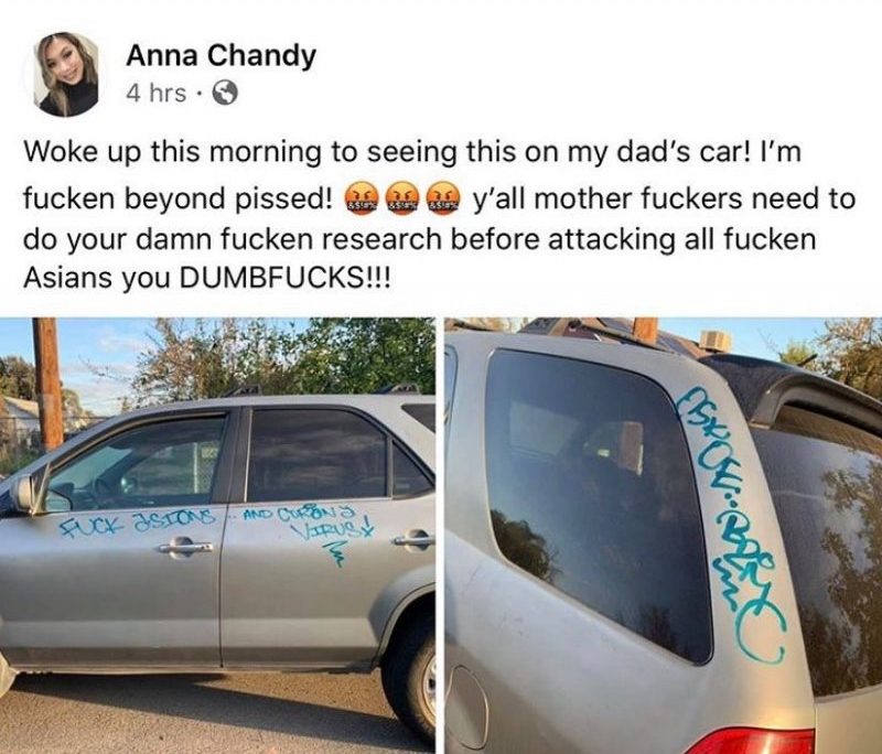 racist graffiti