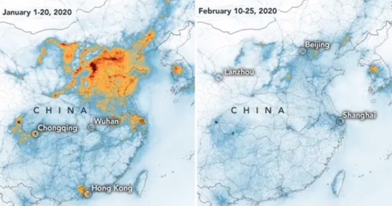 Coronavirus Outbreak Leads to Huge Drop in China’s Air Pollution