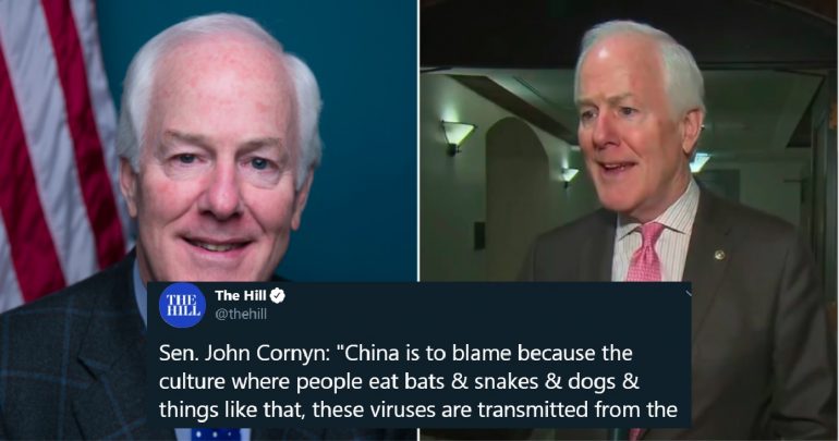 Texas Senator Claims Chinese People Eat Bats, Fueling Ignorance and Racism