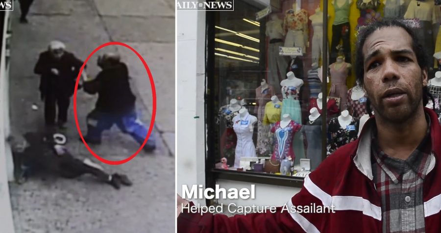 Homeless Man Heroically Stops Attack On Two Elderly Asian Women in Brooklyn