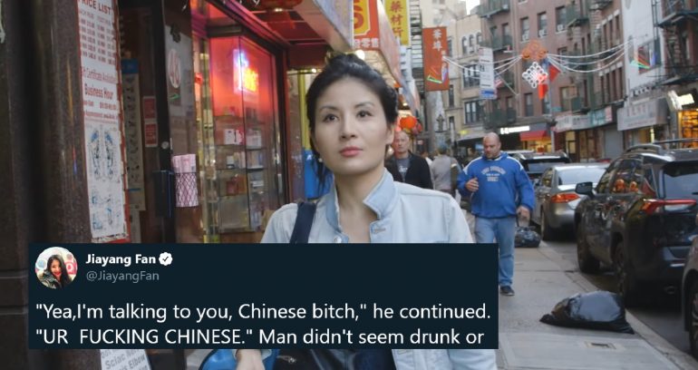 Asian American Journalist Racially Harassed for Speaking Chinese In Front of Her Home