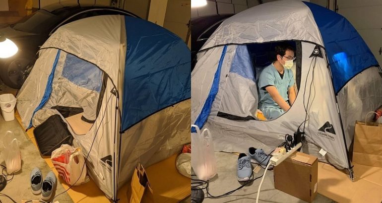 Taiwanese American Doctor Now Lives in His Garage To Protect His Family from COVID-19