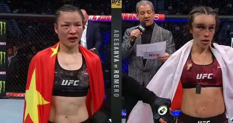 Chinese Champion Zhang Weili Defends UFC Title After Destroying Opponent