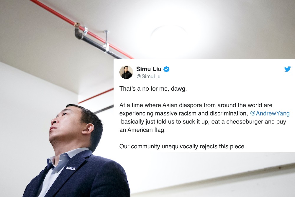 Andrew Yang Draws Backlash from Asian Americans After Washington Post Op-Ed