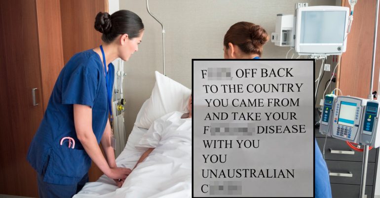 ‘F*ck Off Back to the Country You Came From’: Filipino Nurse in Australia Gets Racist Letter in Mail