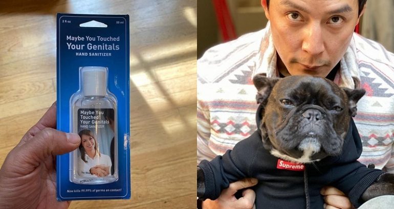 Daniel Wu Sparks Instagram Thirst With His Genital Hand Sanitizer Post