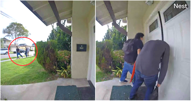 Teens Caught SPITTING on Asian American Homeowner’s Front Door in LA