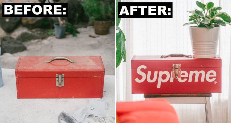 Designer Transforms Old Steel Toolbox into Supreme Toolbox During Quarantine