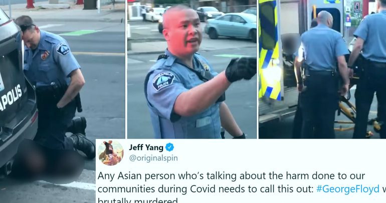 Black and Asian Communities Unite in Outrage After Officers Murder Handcuffed George Floyd on Video