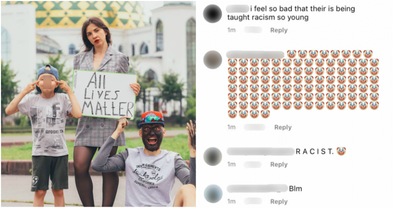 Russian Instagrammer Sparks Outrage Over Incredibly Racist ‘All Lives Matter’ Photo