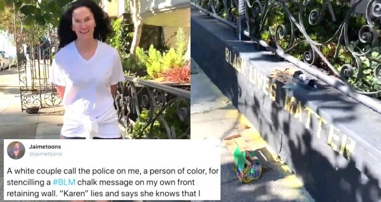Beauty CEO Accuses Filipino American of a Crime for Writing Black Lives Matter Outside His Home