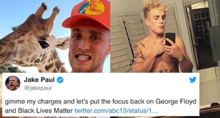 Jake Paul Charged After Participating in Riots and Looting in Arizona