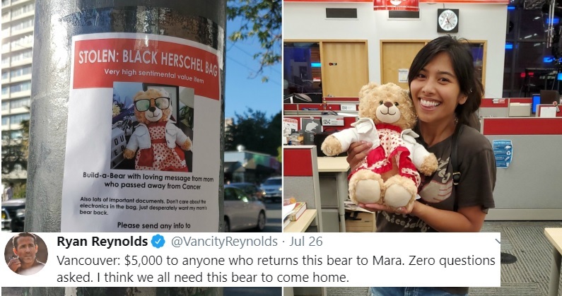 Woman Gets Back Stolen Teddy Bear With Late Mom S Last Words After Woman Gets Back Stolen Teddy Bear With Late Mom S Last Words After
