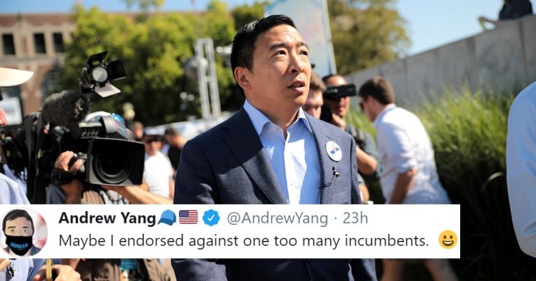 Andrew Yang Not Included on List of Democratic National Convention Speakers