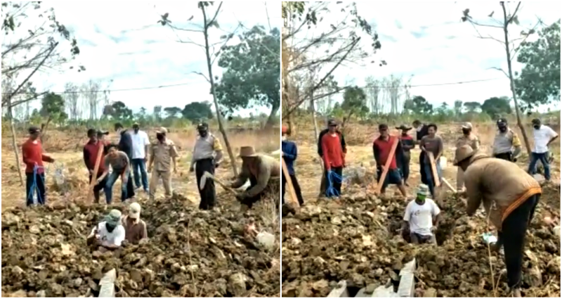 Anti-Maskers in Indonesia Are Forced to Dig Graves for People Who Died From COVID-19