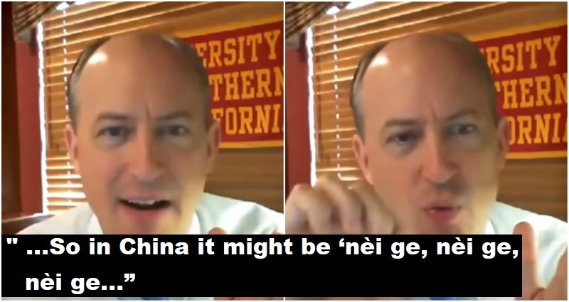 Usc Professor Can T Teach After Using A Chinese Filler That Sounds Like The N Word