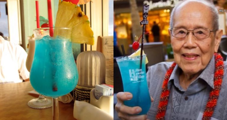 Bartender Who Created the Iconic ‘Blue Hawaii’ Cocktail Turns 102