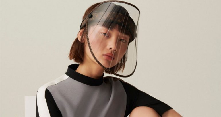 Louis Vuitton is Releasing $961 Gold-Studded Face Shield