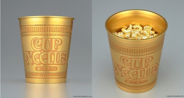 Bandai SPIRITS is Releasing a Golden Cup Noodle for 50th Anniversary