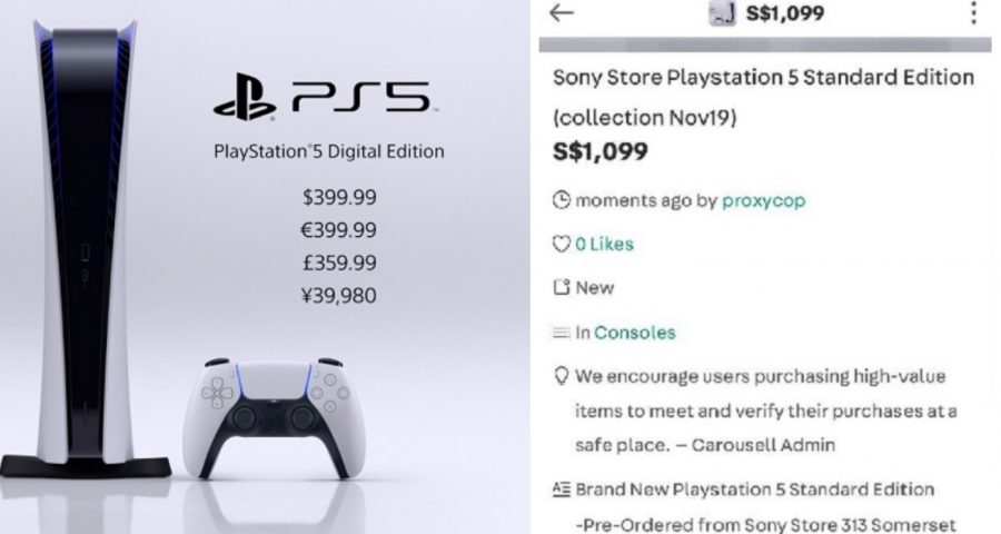 How much are the hot sale ps5s