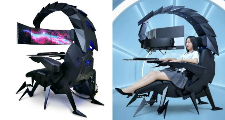 Chinese Company Releases Motorized Scorpion Gaming Cockpit for $3,299