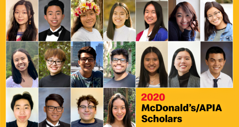 McDonald’s Awards $500,000 in Scholarships to 55 AAPI Students