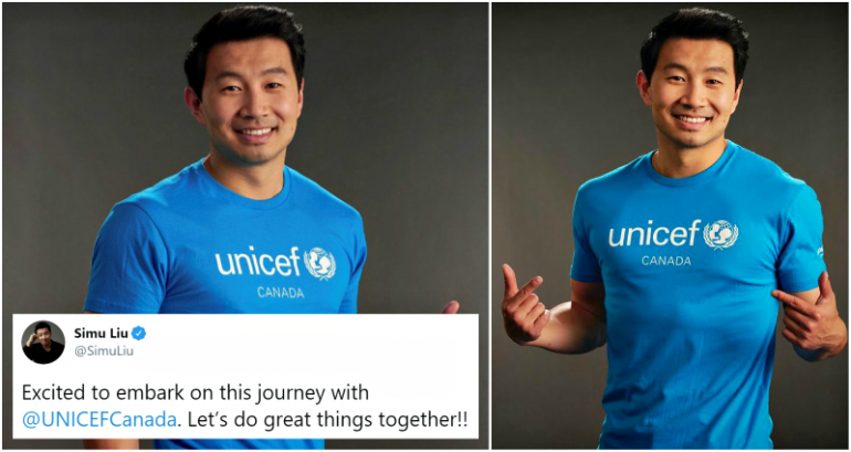 Simu Liu Named the New Ambassador of UNICEF Canada