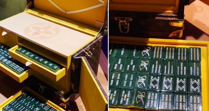 Louis Vuitton Limited Edition Mahjong Tile Yellow Gold Set – Opulent  Jewelers