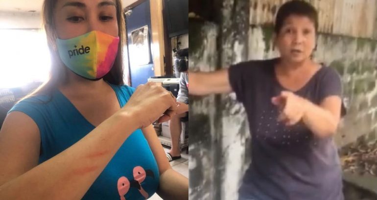 Trans Woman Activist Attacked on Video as Homophobic Woman Throws Rocks at Her