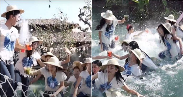 30 Miss Thailand Pageant Contestants Fall Into a Pond as Bridge Collapses
