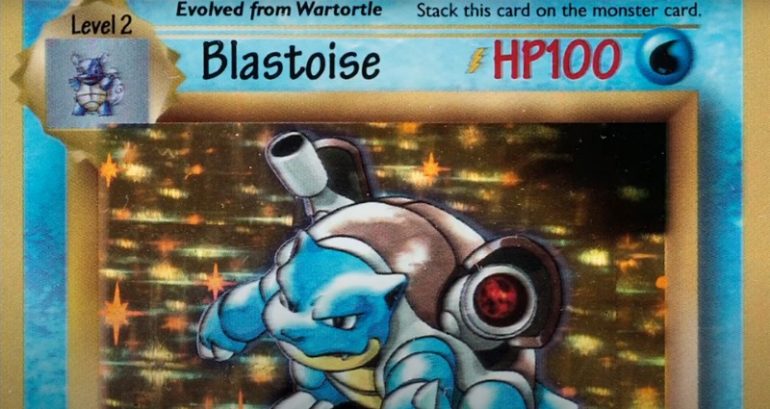 Extremely Rare Blastoise Pokémon Card Sells for $360,000 at Auction