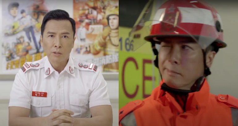 Donnie Yen is Now the New ‘Fireman’ Ambassador for the Hong Kong Fire Services Department